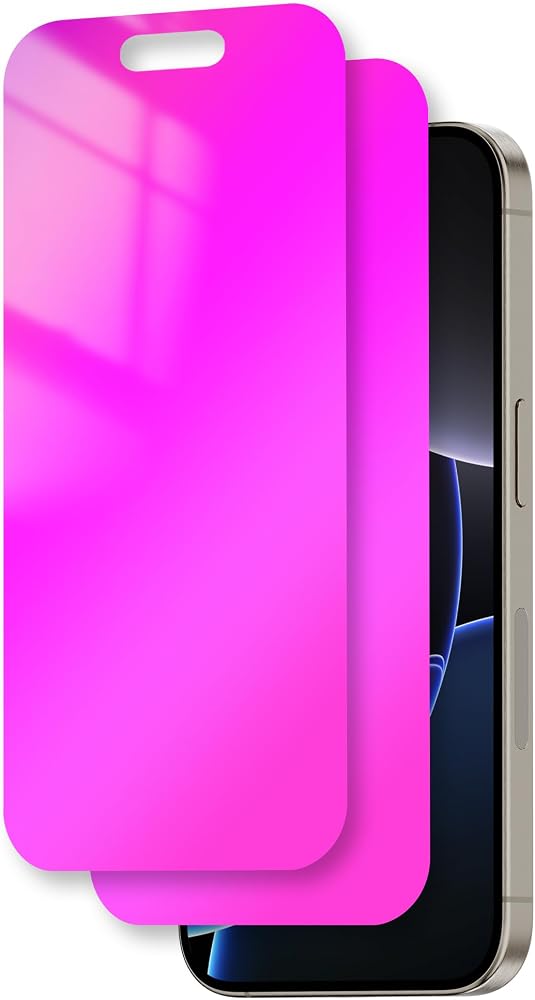 Juvraixo iPhone 16 Pro Max Gradient Privacy screen protector
