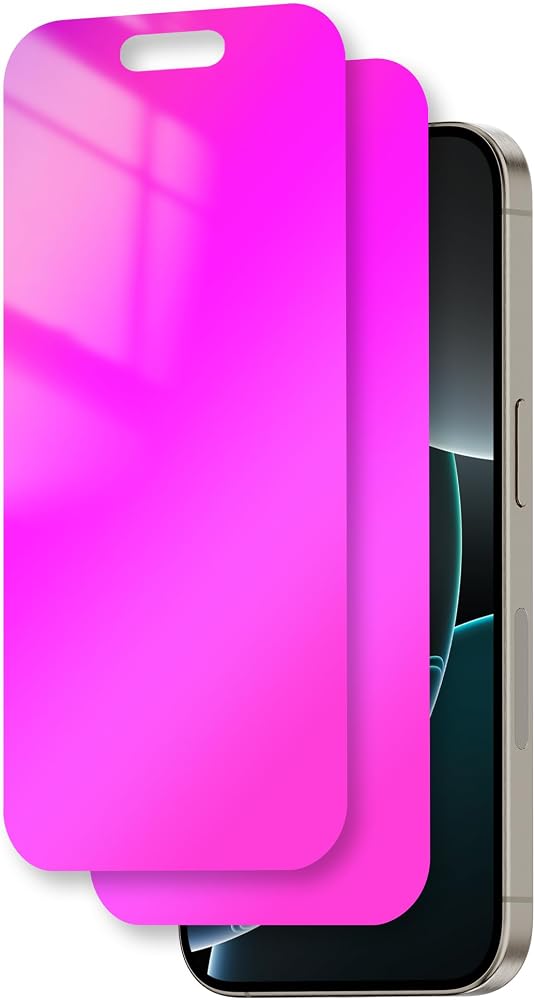 Juvraixo iPhone 16 Pro Gradient Privacy screen protector