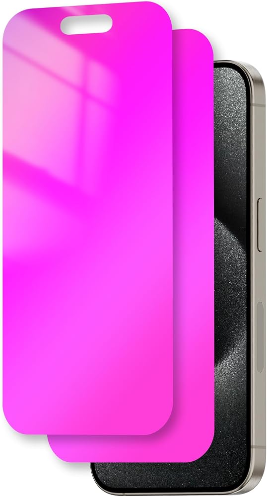 Juvraixo iPhone 15 Pro Gradient Privacy screen protector